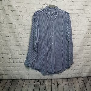 Brooks Brothers Men Striped Shirt Size 15x32 Button down 100% Cotton Like New